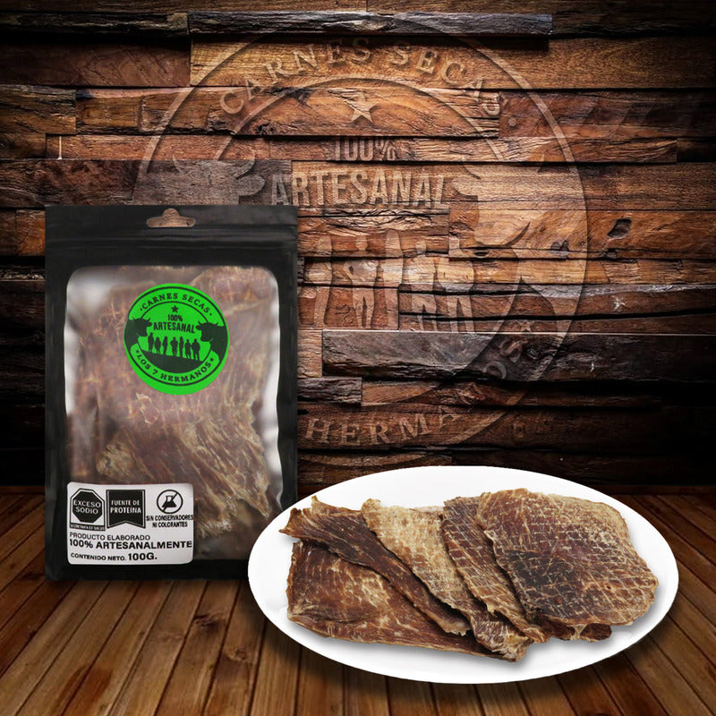 Carne Seca Laminada Artesanal Res Calidad Premium Snack 100g