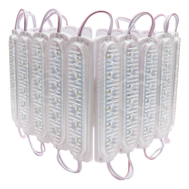 20 Módulos 6 Led Acrilico Alta Intensidad Color A Elegir 12v