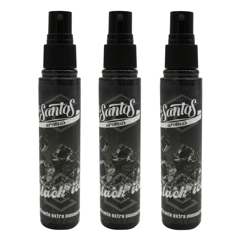 3 Aromatizante Botella Spray Liquido 60ml Auto Casa Ambiente