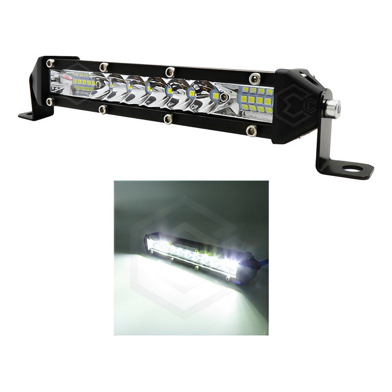 Barra Slim 16 Hiper Leds 6.7'' Blanco Fijo 19200lm 12-24v