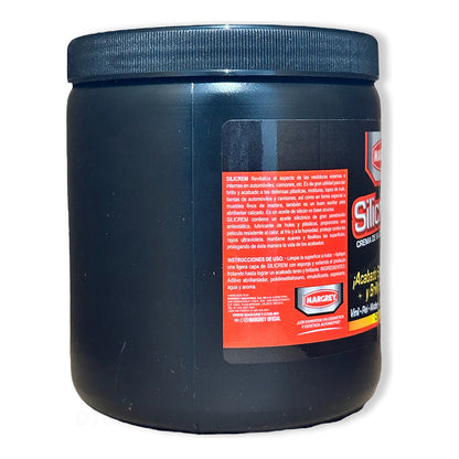 Silicrem Margrey 1lt Crema Silicones Tablero Llantas Abrillantador 10501206 Color Blanco