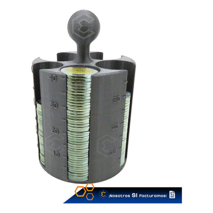 1 Porta Monedas Porta Vasos Auto Con Contador Taxi Uber Didi