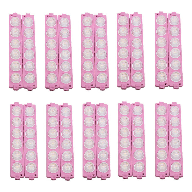 10 Módulos 12 Leds Código 3 Funciones Grúa Torrera 6w