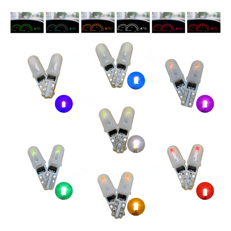 4 Focos Led T5 2721 12v Tablero De Mandos Cluster 5 Colores