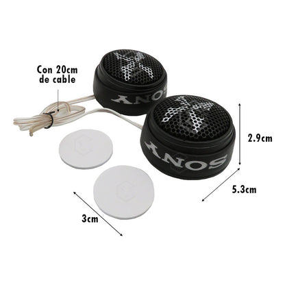 Par De Tweeters Grande Varias Marcas Bocina Negro 7500 Watts