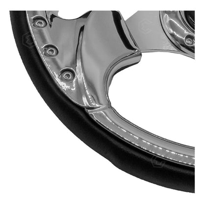 Volante Deportivo Universal De Metal Con 8 Pernos 320mm