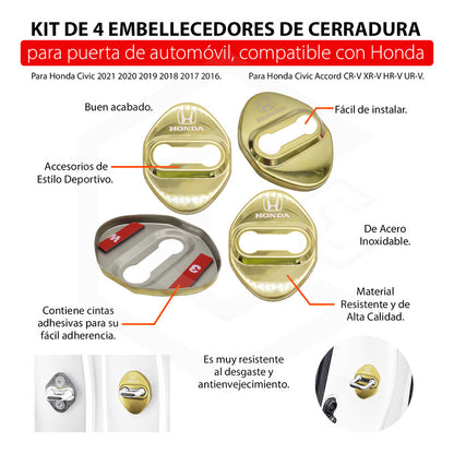 Embellecedor De Cerradura De Puerta Civic City Crv Hrv Crz T