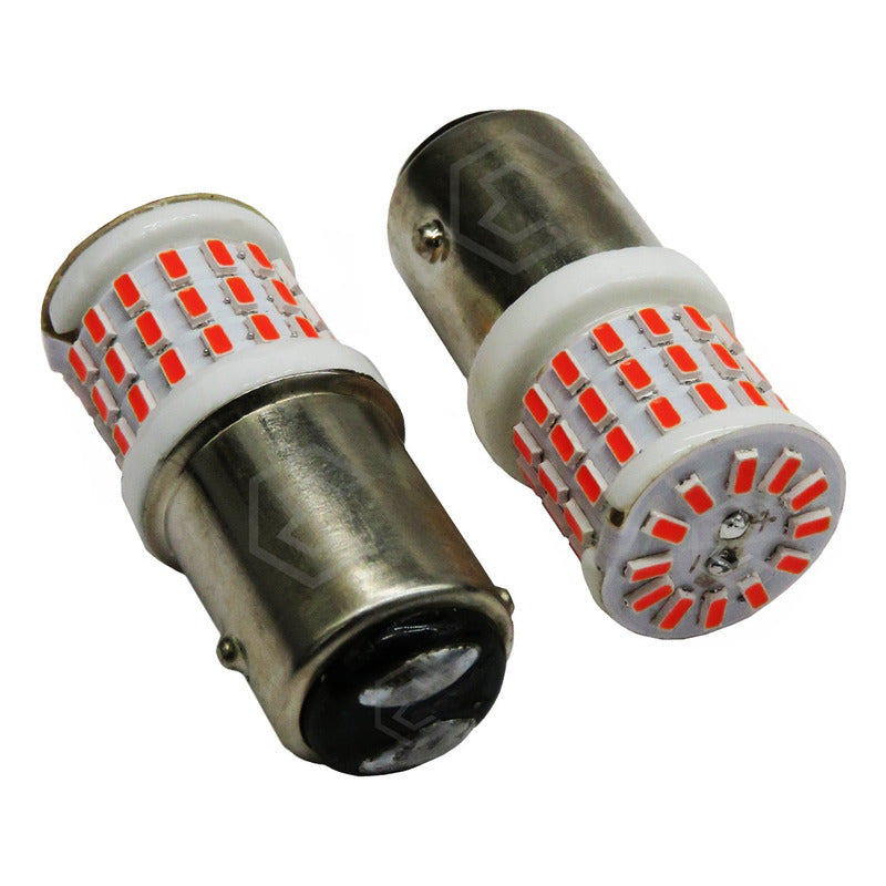 Par De Focos 1157 1034 2 Polos Canbus 57 Hiperled Fijo 12v