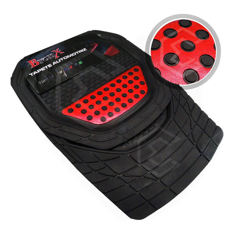 Tapete Tipo Charola Uso Rudo Auto Camioneta Juego 4 Piezas