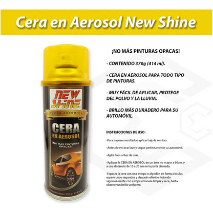 New Shinecera Para Auto Moto Fácil Aplicación Agua