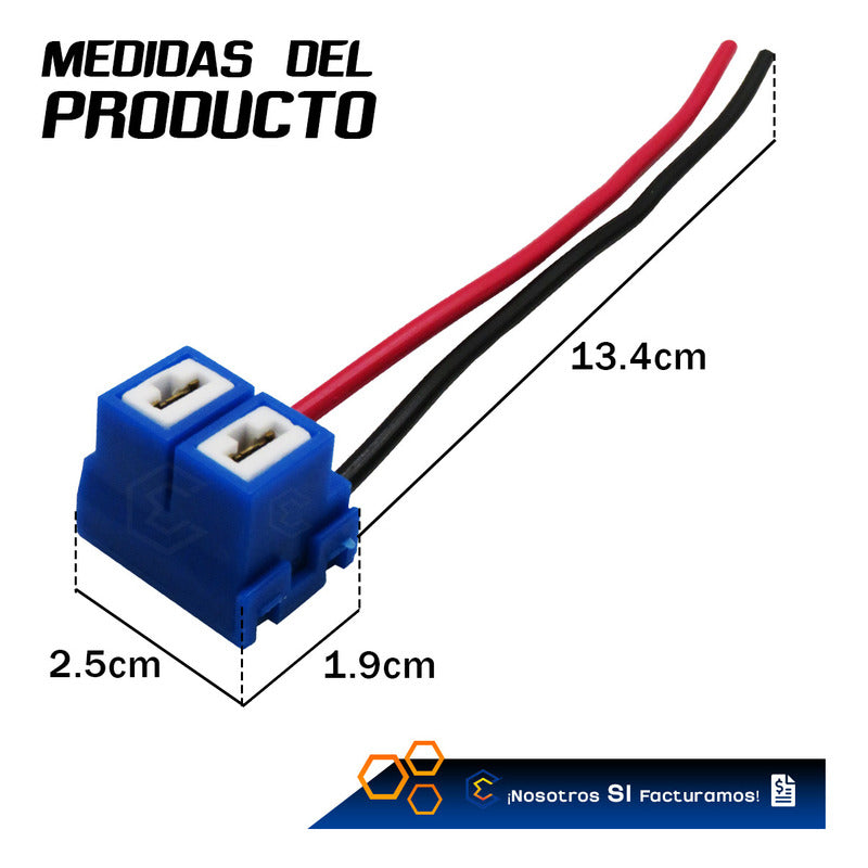 Soquet H7 Cerámica P/ Auto Enchufe Conector 10 Pieza Calidad