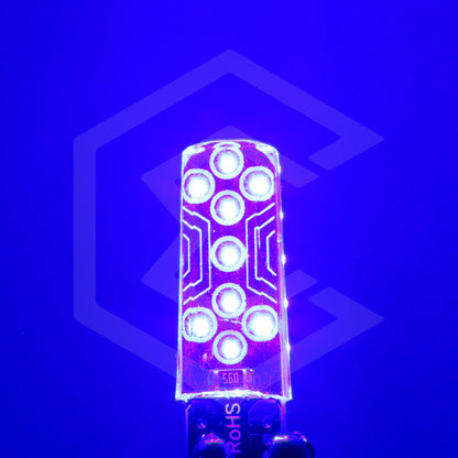 Par De Focos De Pellizco T10 18 Leds Cob Gel Alta Potencia