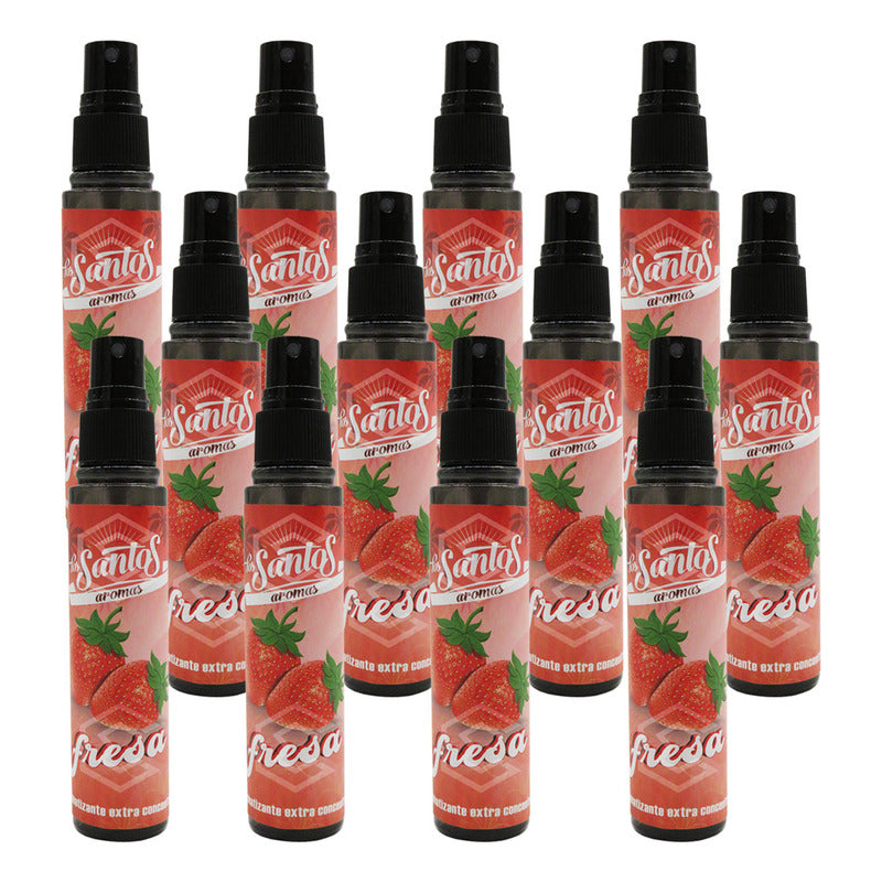 12 Aromatizante Botella Spray Liquido 60ml Auto Casa Ambient