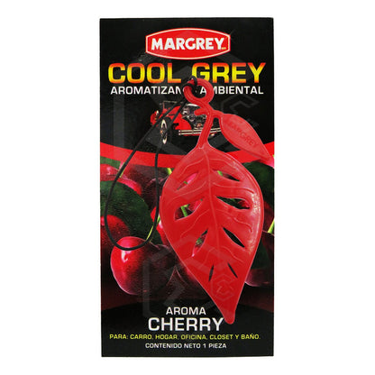 Aromatizante Auto Casa Ambiental Cool Grey Hoja Margrey 5pza