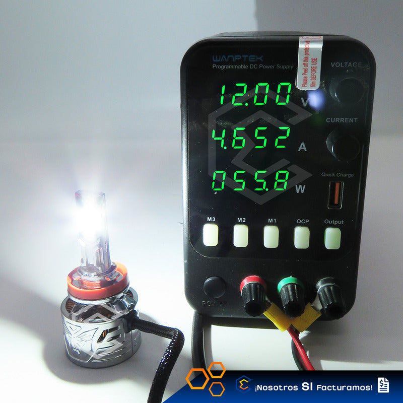 Kit 2 Focos H11 48 Led Csp Nitrogeno Zinc Alta Baja 20,000lm H11
