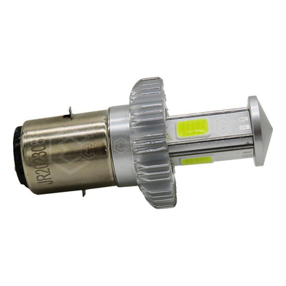 Foco De Carro/moto H4 2 Polos Ba20d Con Luz Led 4 Caras 15w
