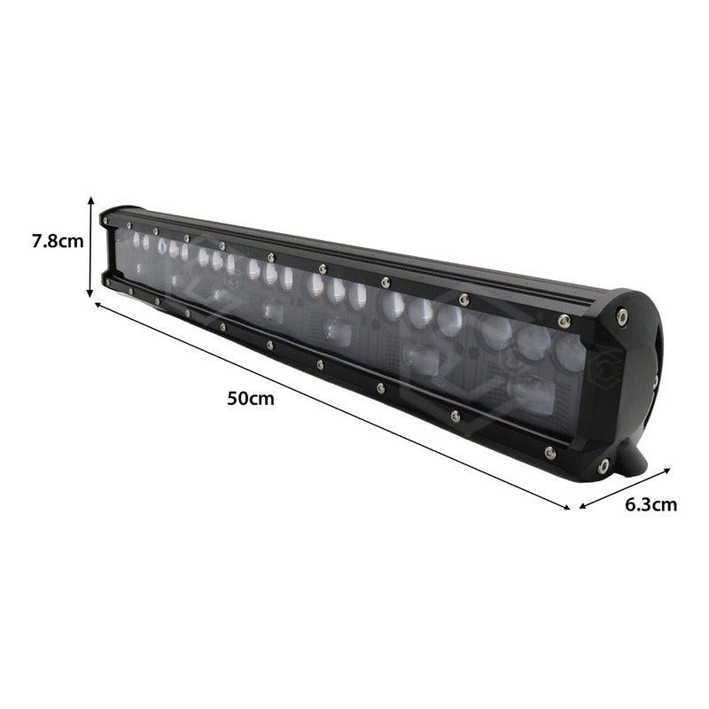 Barra 28 Hiperleds Funcion Blanco Fijo 20'' 25,000lm 12-24v