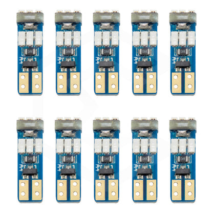 Kit 10 Focos De Pellizco T5 9 Hiper Leds Cluster 2721 1w 12v