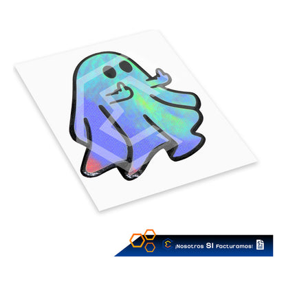 Calcomanía Fantasma Grosero Sticker Vinil Auto Moto 10 X10cm