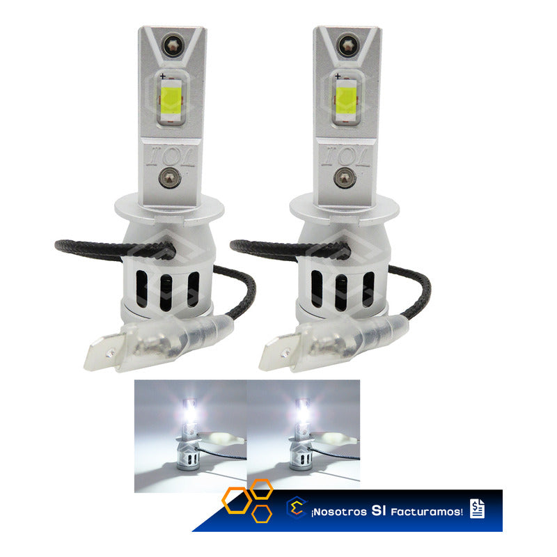 Kit 2 Focos H3 12 Leds Csp Chromite Alta Baja 18.6w 8,000lm H3