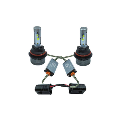 Kit Focos 9007 24 Led Csp 9-30v 33.5 Real Alta Y Baja 8000lm 9007