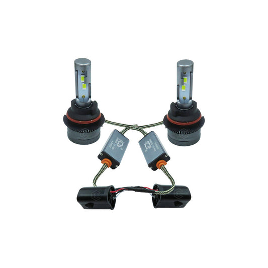 Kit Focos 9007 24 Led Csp 9-30v 33.5 Real Alta Y Baja 8000lm 9007