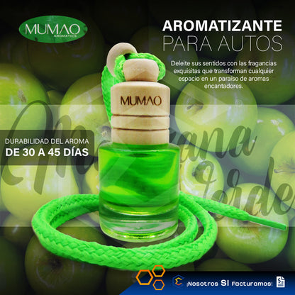 2 Aromatizante Colgante Botella 8ml Auto Casa Ambiente Mumao