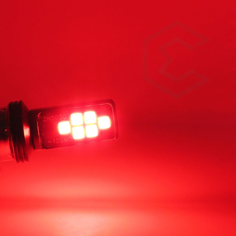 2 Focos 12 Led Canbus Cuarto Stop 12-24v 1156 57 3157  7507