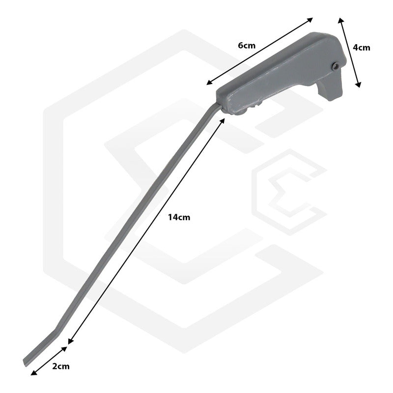 Brazo Limpiador Accesorios Vw Sedan Vocho 1500 (gris)