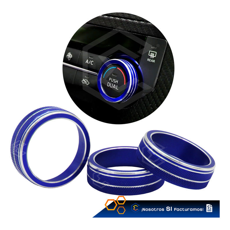 Anillo Embellecedor Control Aire Fr Ateca Passat Tiguan 3pza