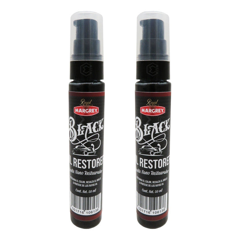 Restaurador De Plasticos Negros Oil Restorer 50ml Margrey