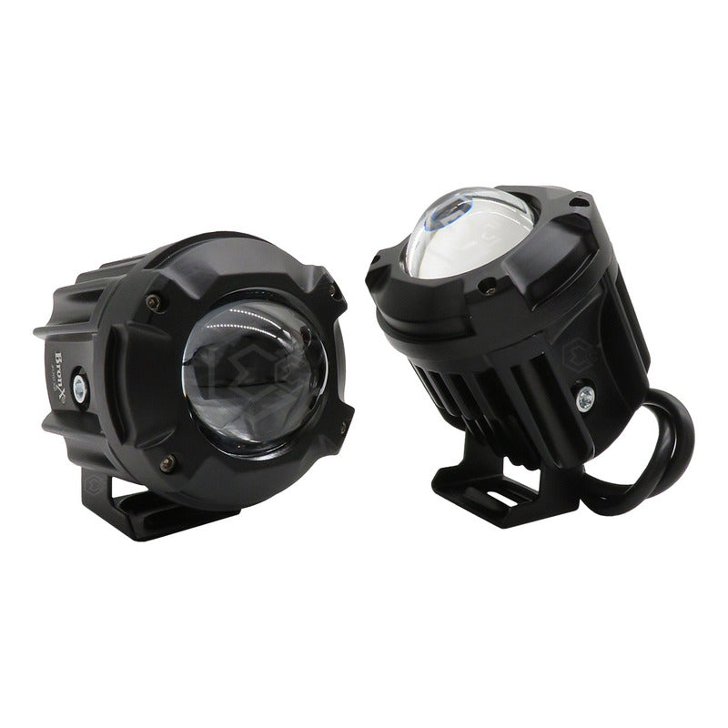 Faros Redondo Empotrable Bicolor 5500lm 6 Hiperled C/lup