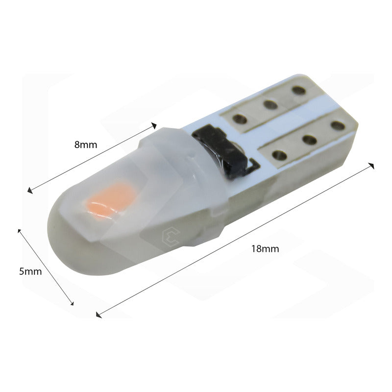 Kit 10 Focos Led Tablero Cluster T5 2721 12v 7 Colores