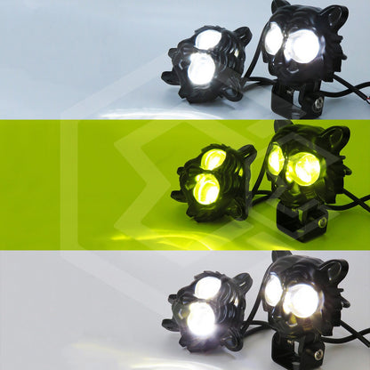 Faros Universal Tigre 12 Hiperled 4 Funciones 12-24v Bicolor