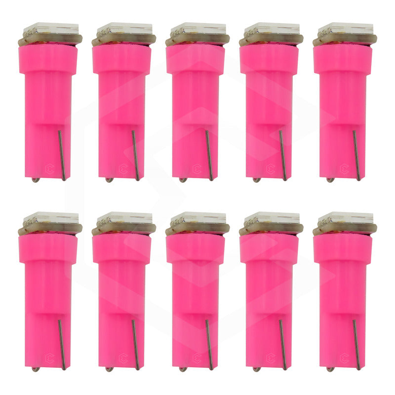 10 Focos Led Tablero De Mandos Cluster T5 2721 12v 7 Colores