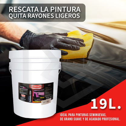Cubeta Pulimento 19lt Blanco,rojo,rosa Alto Brillo A Elegir