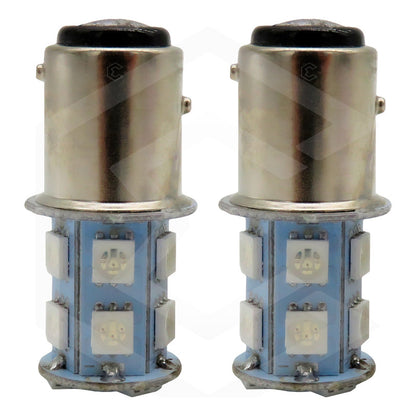Par De Focos 13 Leds 1157 2 Polos Patas Disparejas Estrobo
