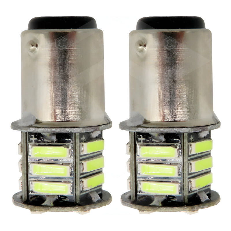 Par Focos 21 Leds 1157 2 Polos Patas Disparejas Función Fija