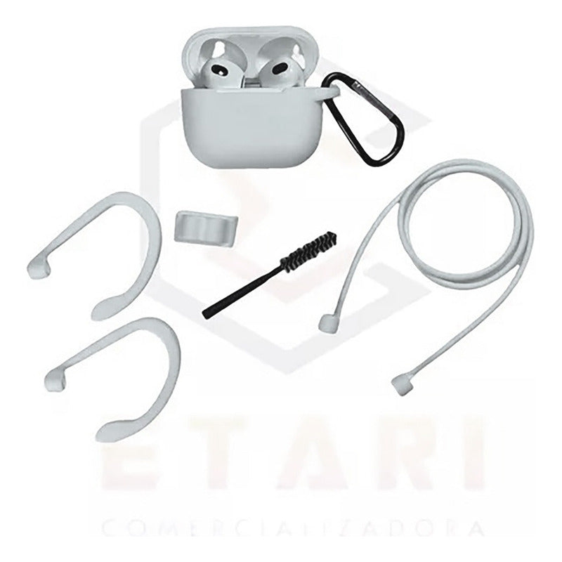 Estuche Protector 7en1 Y Kit De Accesorios Para AirPods Pro3