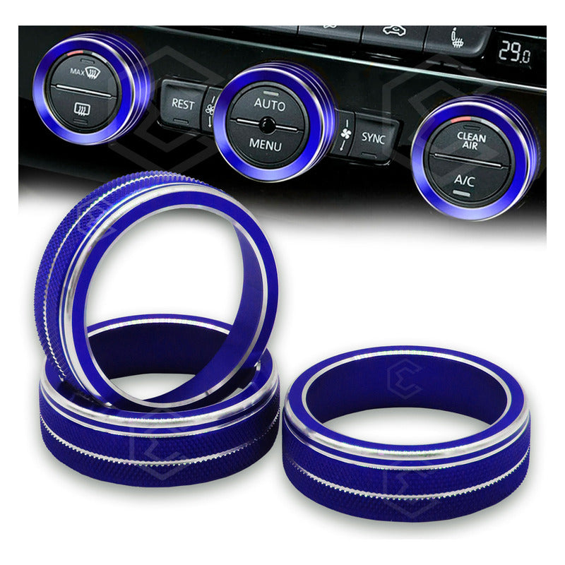 Anillo Embellecedor Control Aire Fr Ateca Passat Tiguan 3pza