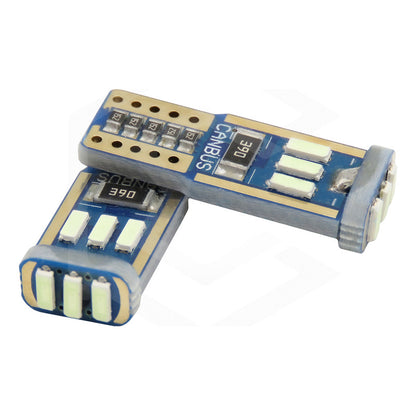 Kit 10 Focos De Pellizco T10 9 Leds Canbus No Error 4014 12v