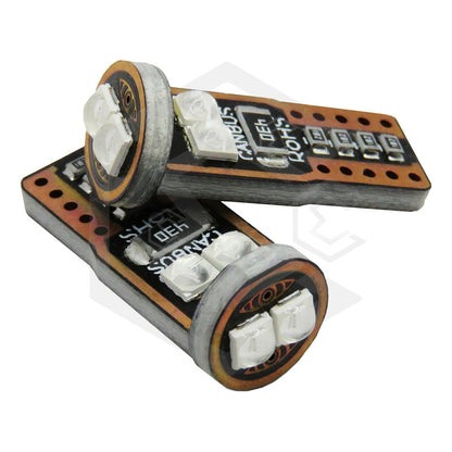 Kit 10 Focos Pellizco 6 Led Burbuja Canbus Super Potente 12v