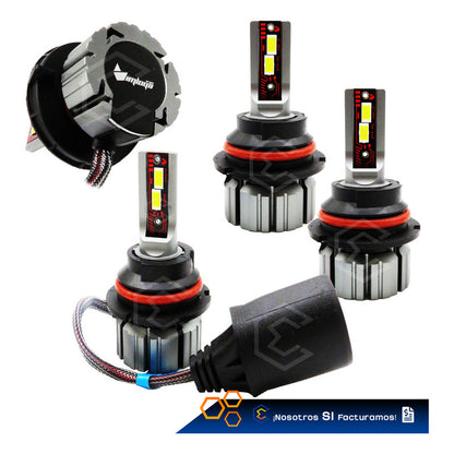 Kit Focos 24led 9004 Alta Y Baja Plug Y Play 10000lm 12-24v 9004