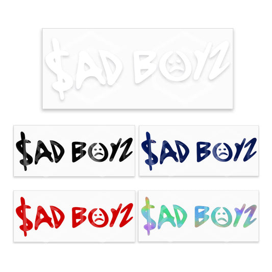 10 Calcomanía Sad Boyz Junior Sticker Vinil Auto Moto 25x8cm