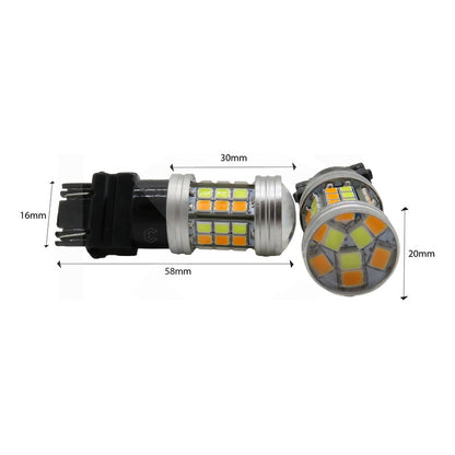 Dos Focos Led 1034 7443 1157 3157 T20 Canbus Dual Color 12vt
