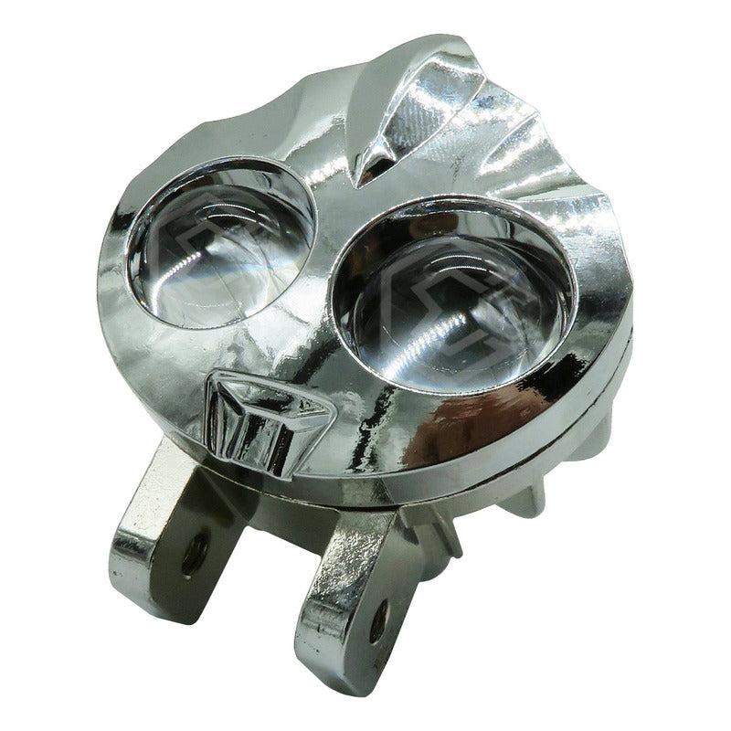 Faros Universales Cara De Flama Bicolor Fijo Estrobo 12-24v