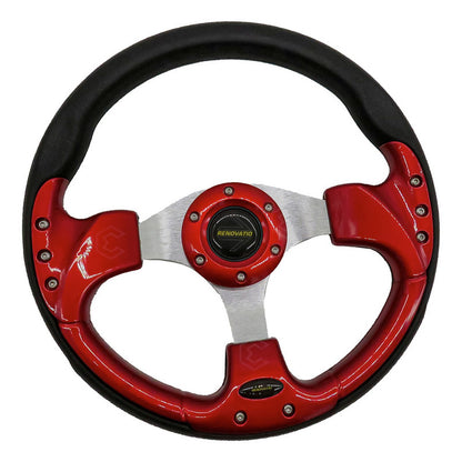 Volante Deportivo Universal De Metal Con 8 Pernos 320mm