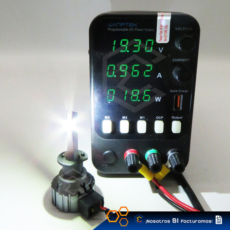 Kit Focos 12 Leds H1 Alta Baja Plug And Play 10,000lm 12-24v H1