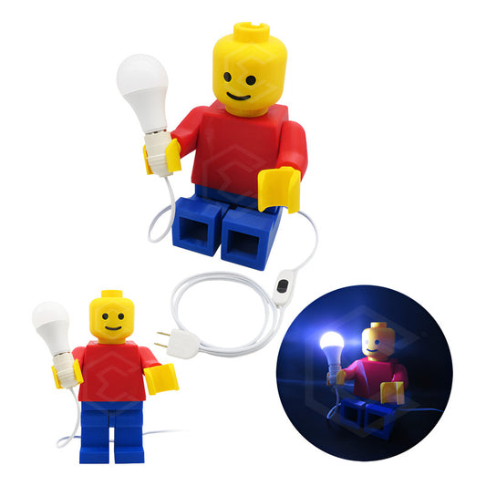 Lampara Led Bmw Escritorio Decoración Impresión 21cm 3d Petg Lego