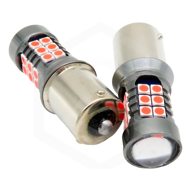 2 Focos 27 Led 1156 1157 3157 7440 7443 No Error Stop Cuarto
